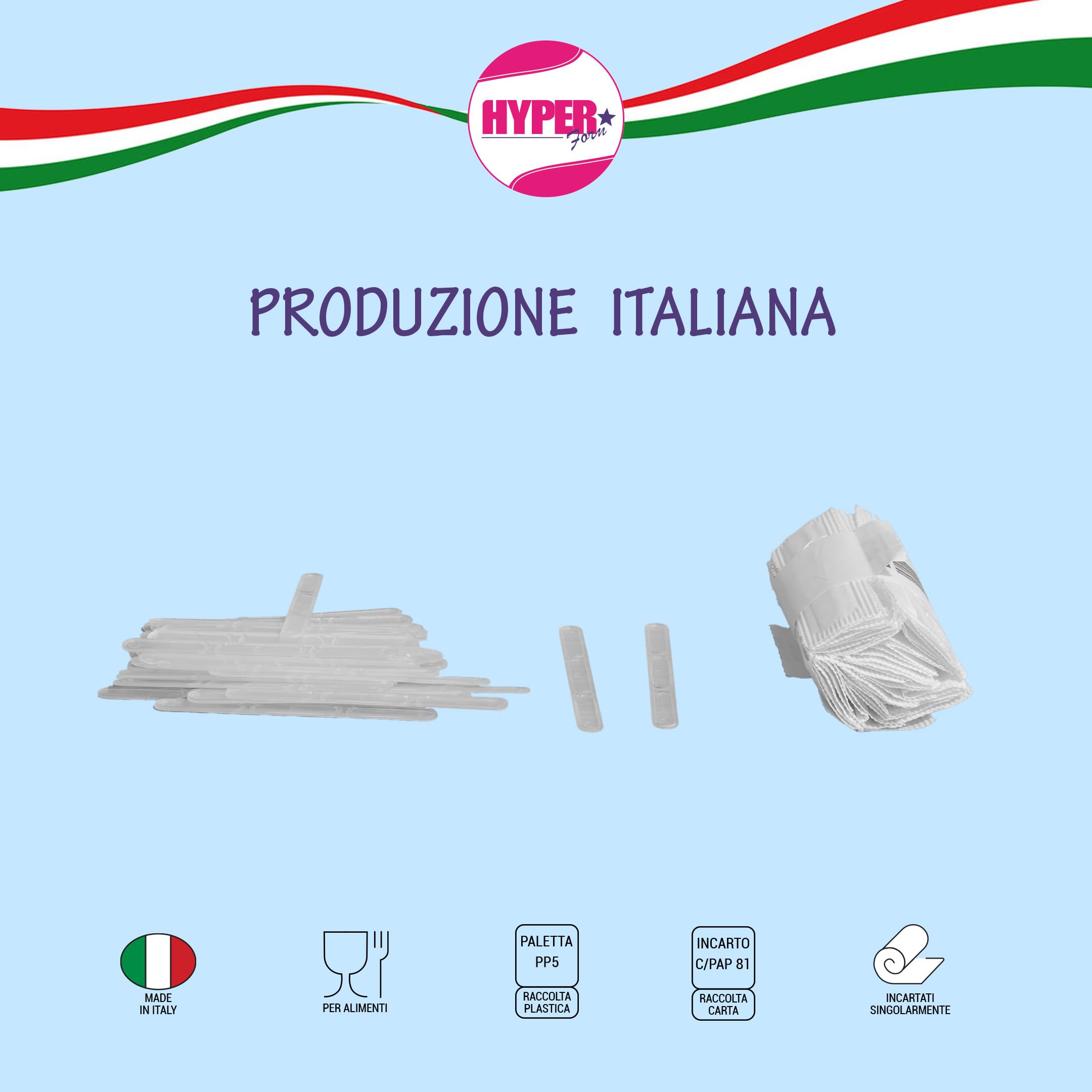 HYPER form 600 Palette Caffe' palettine sigillate incartate in plastica riciclabile