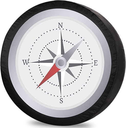 Cubierta de neumático de repuesto para caravana, brújula, remolque, camión, remolque, SUV, RV, universal, se adapta a 13 pulgadas