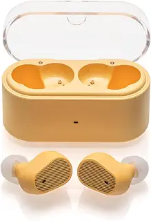 水月雨 Moondrop Pudding 完全ワイヤレスイヤホン ノイズキャンセリング カナル型イヤホン Bluetooth 6.0 HiFi 【最大53時間再生 / LHDC対応/ユーザー参加型DSP / 10mmダイナミックドライバー / リアルタイム演算型アダプティブANC搭載 / 60ms低遅延 / AI通話ノイズキャンセリング対応】 イエロー
