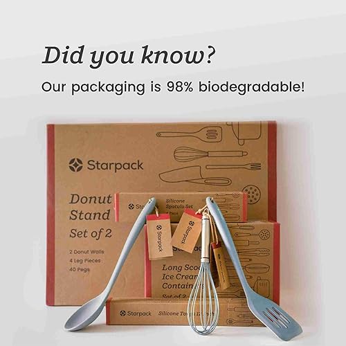 Miniatura 7 de Starpack 'Get a Grip' Pinzas de cocina de silicona para cocinar (2 piezas)  Pinzas para barbacoa resistentes al calor hasta 600 F  Utensilios de