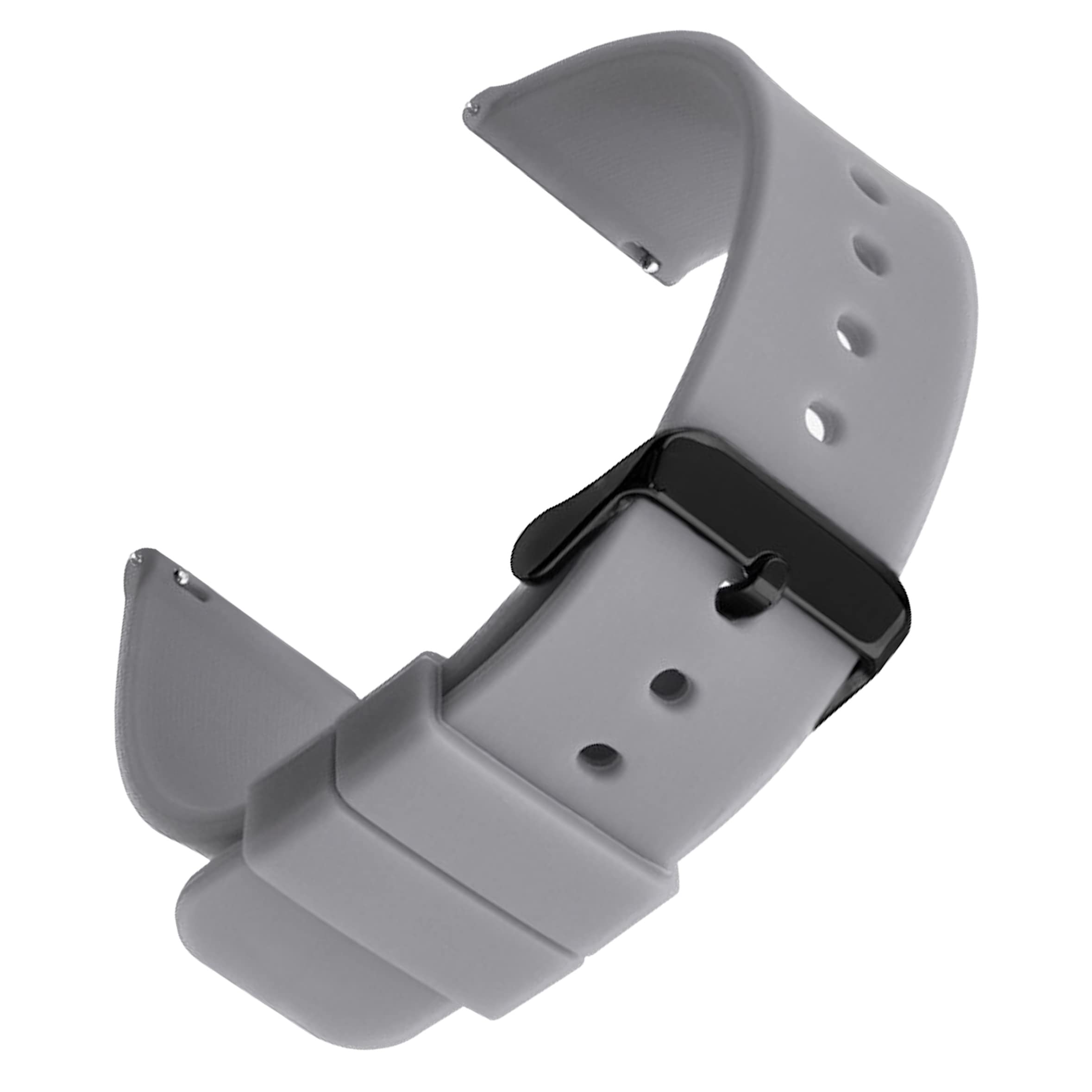 YODI 22mm Soft Silicone with Metal Buckle Strap Replacement Belt Band for Noise Fit Active Smart Watch Straps (Grey) (B0C4671N59) Amazon Price History, Amazon Price Tracker