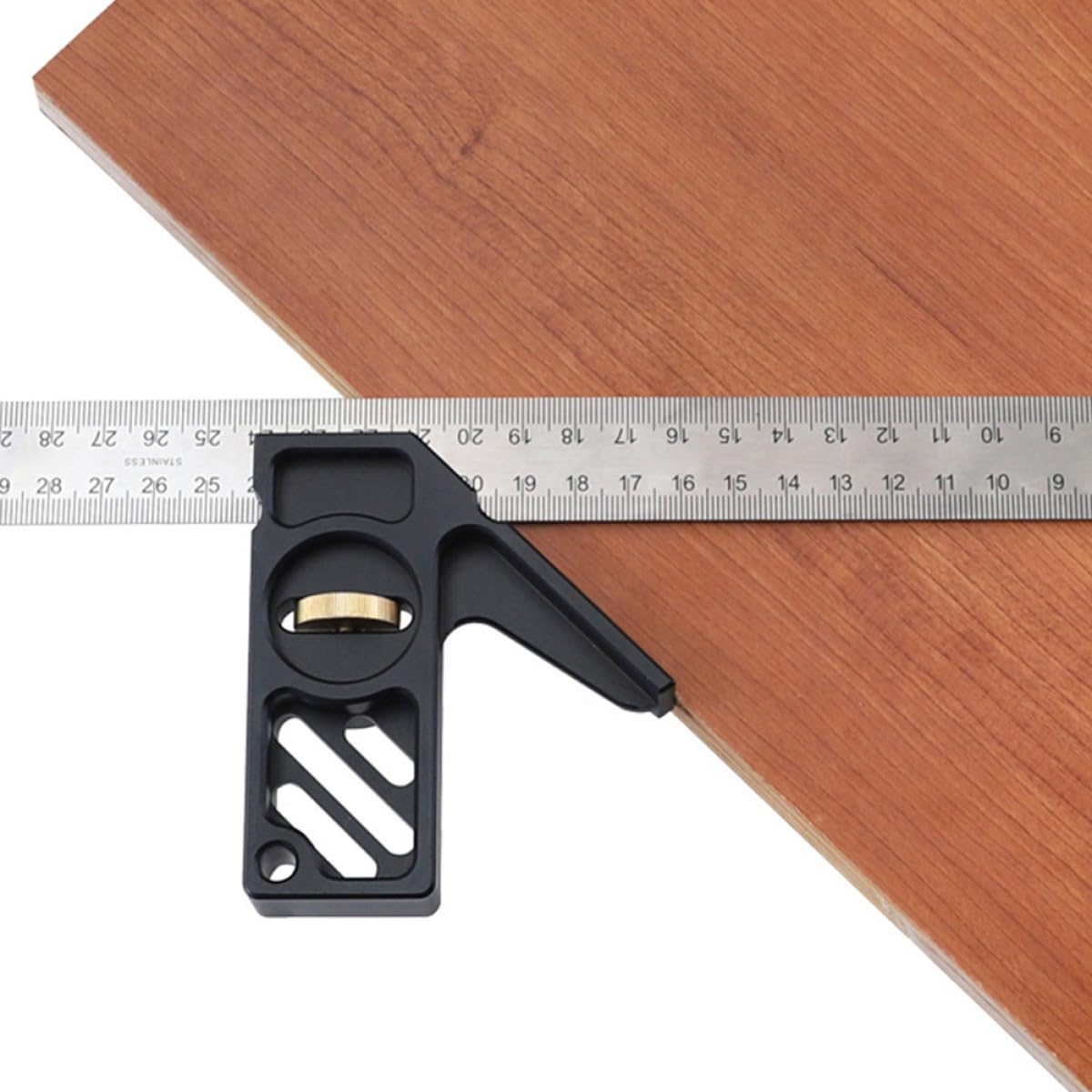 Carpentry Combinations Square Ruler Woodworking Measuring Tool 45° 90° Angle Bevel Gauge for Framing and Construction