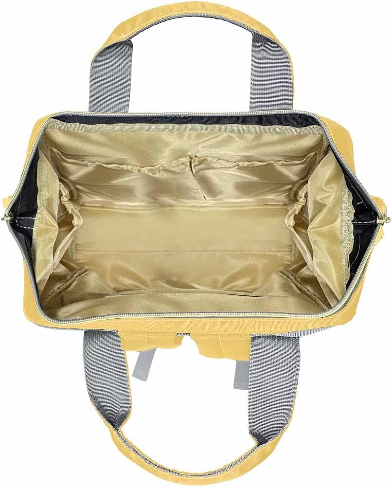 InterestPrint Personalized Diaper Bag with Name Custom Golden Prince Crown Star Nappy Bags Customized Nursing Bags Shoulder Bag Casual Daypack Bag Gift for Best Friend Sister BFF