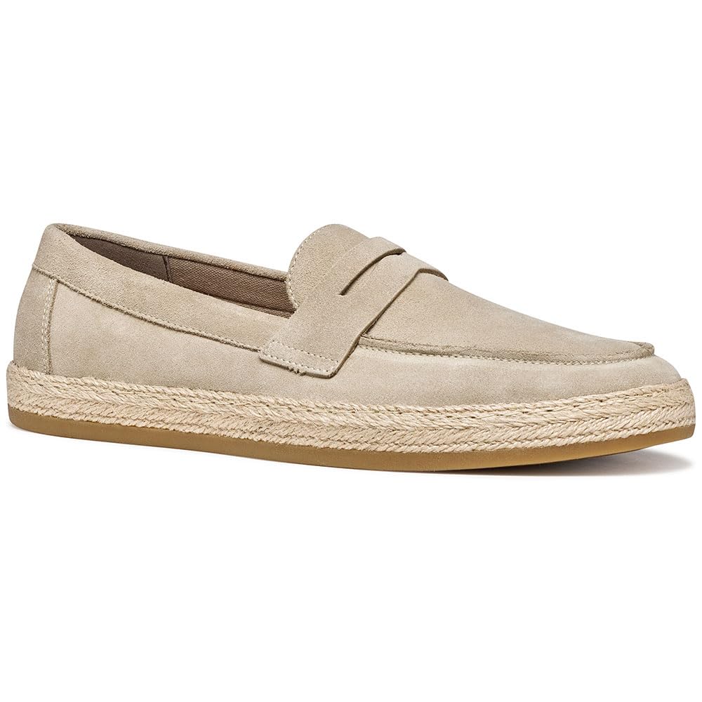 Geox Men's U PANTELLERIA D Moccasin, Sand, 44 EU