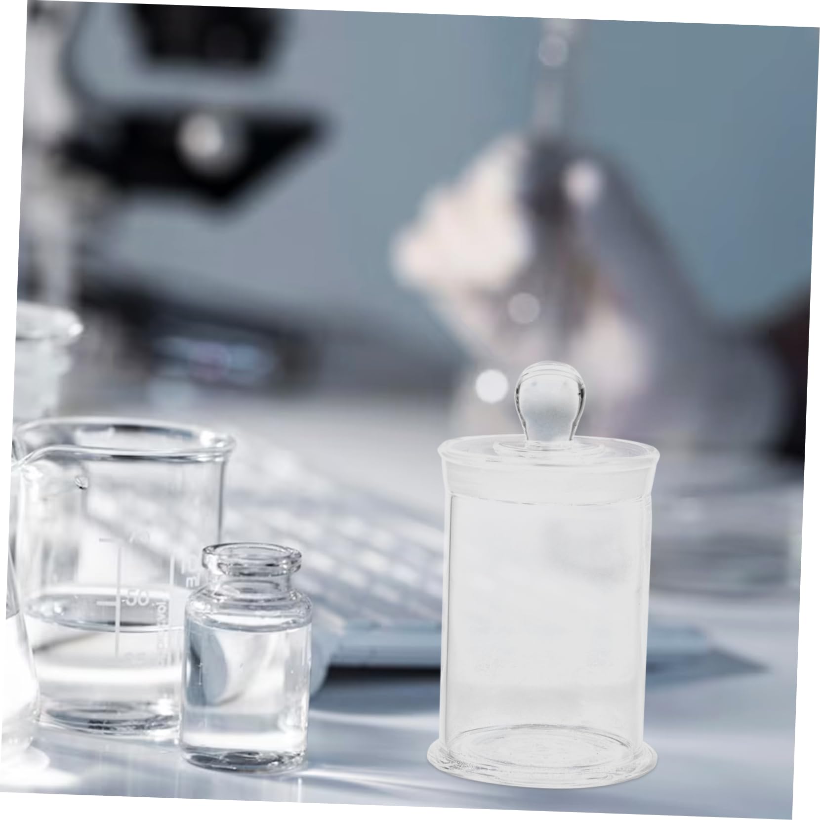 Amazon.co.jp: PartyKindom 透明ガラス標本瓶 ガラス保存瓶 耐摩耗