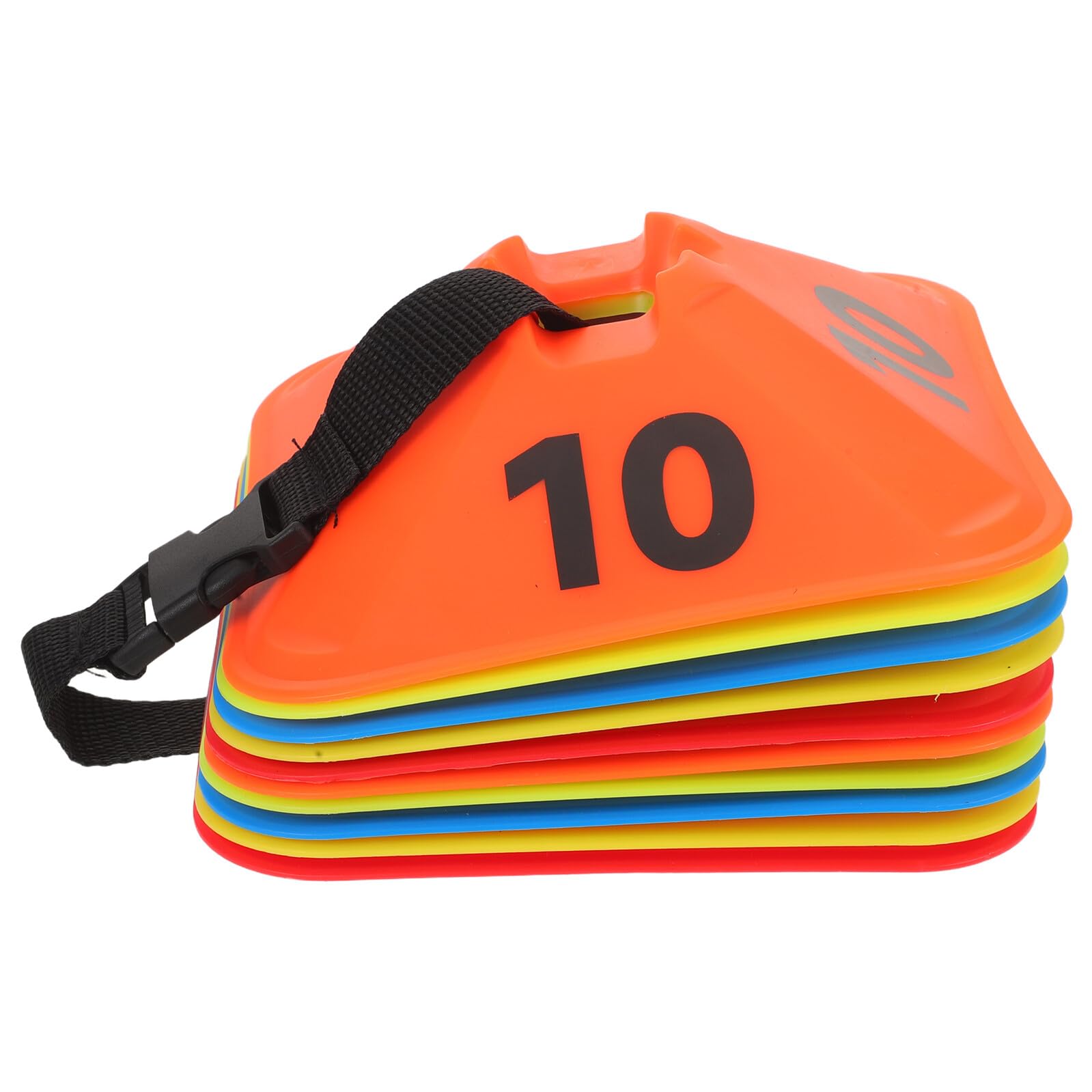 Marcadores 10piezas de Entrenamiento Numerados Cuadrados Deportivo Pe