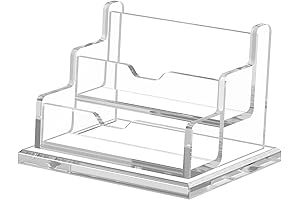 NIUBEE 2 Tier Business Card Holder