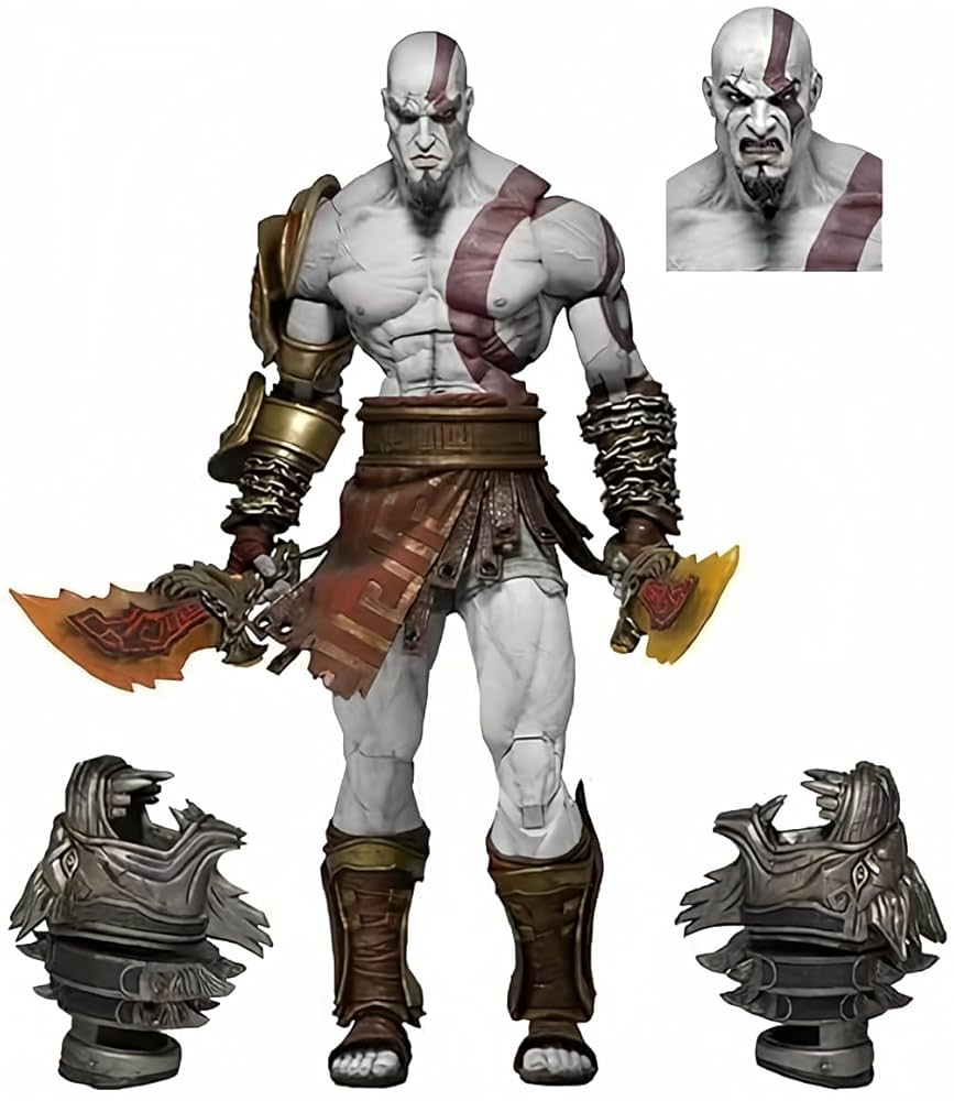 GOD OF WAR III Kratos フィギュア Amazon.com: RKJOO God of War 3 Ultimate Kratos Action Figure