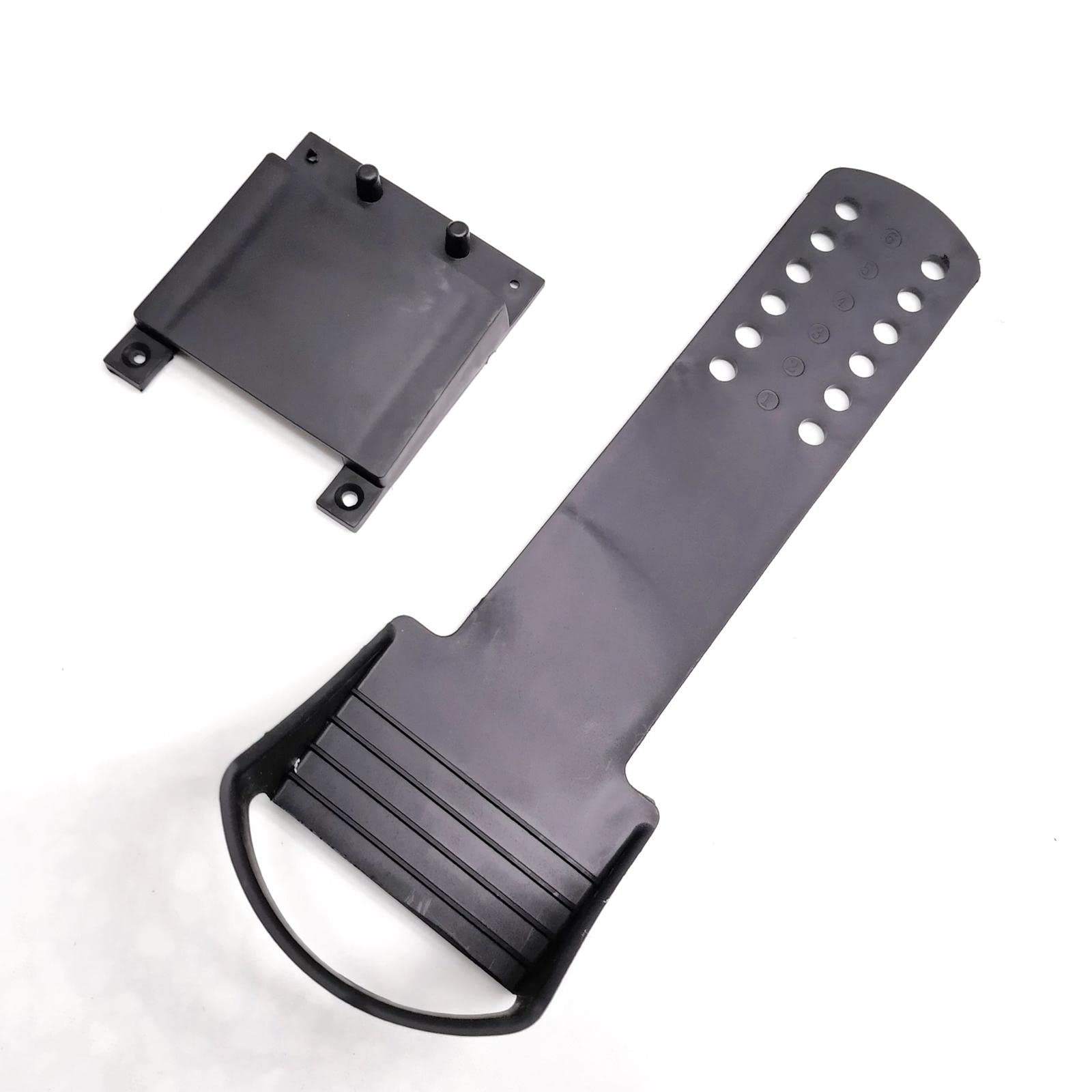 Amagogo 2 uds Pedales de máquina de Remo Universal Ligero Antideslizante Entrenador Pedal Entrenamiento de piernas máquina elíptica Pedales para Accesorios de