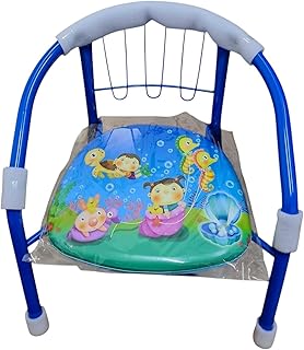 Kids Metal Chair with Cartoon Design