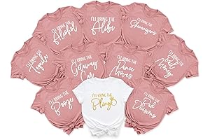 Bridesmaids Shirts: Personalized Party Favors for Your Bridal Squad