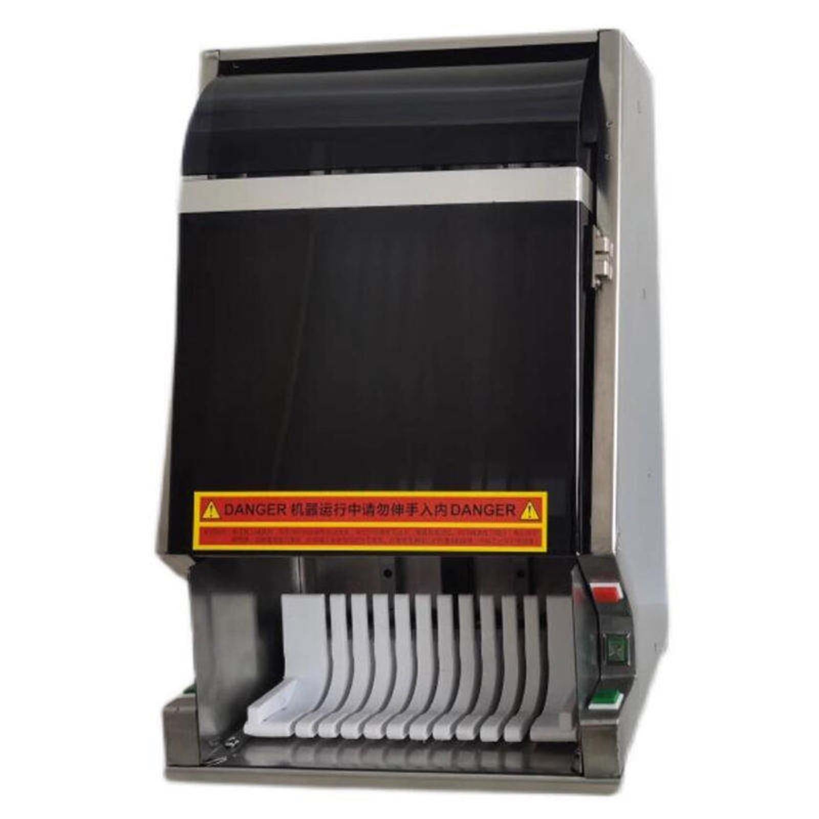 Máquina de corte de sushi, rodillo automático de acero inoxidable de 55 W para 8/10/12 secciones, hoja afilada corta rápidamente 12 rebanadas, ideal para restaurantes, cocinas domésticas y barras de