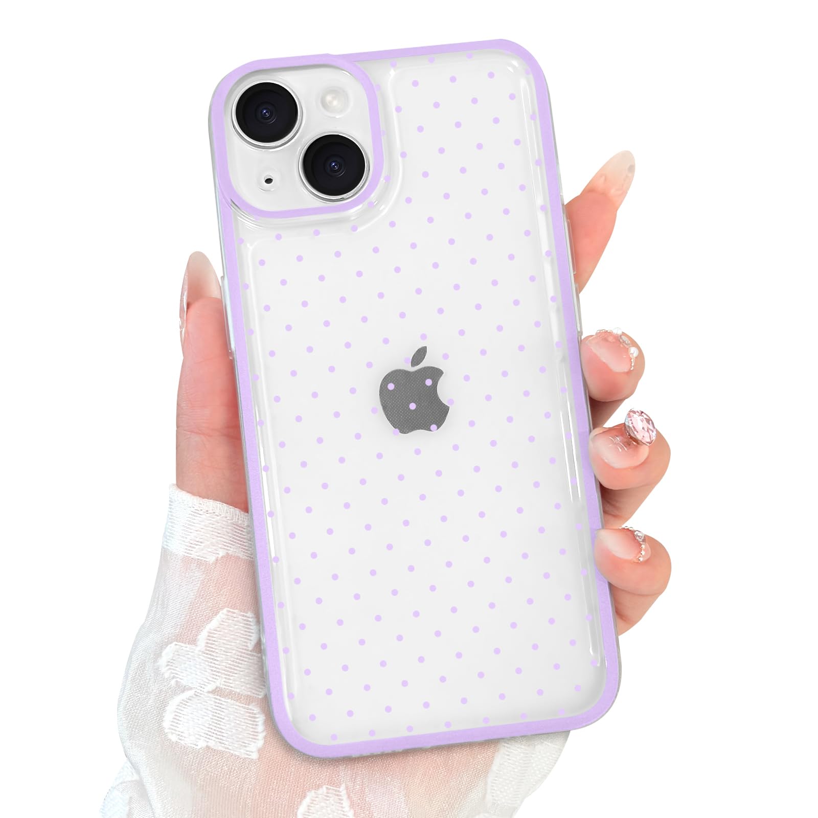 Coque iPhone 15 Plus fine au design esthétique transparent premium - 8