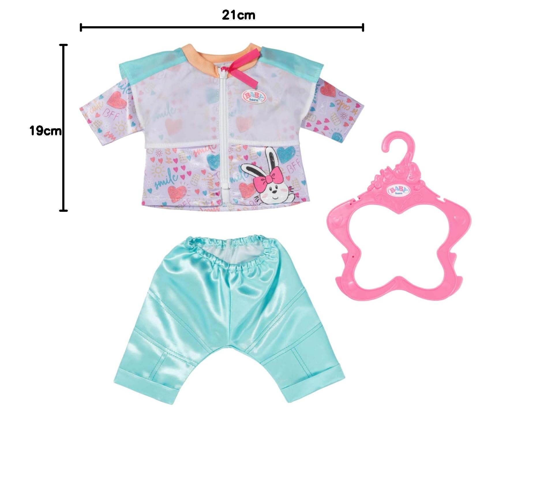 Zapf BABY born® Freizeitanzug Aqua 43 cm | 832622