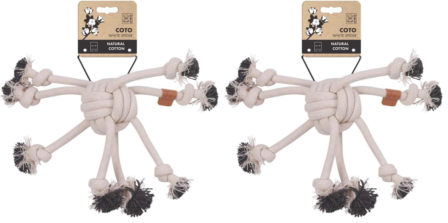 M-PETS COTO WHİTE SPİDER 38CM ÖRGÜ OYUNCAK (2 paketi)