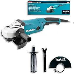 MAKITA Esmerilhadeira Angular GA9020 2200W 9 Pol 230mm 6600RPM c/Alto Desempenho p/Corte e Lixamento em Metais Concreto e Pedras p/Uso Industrial 110v