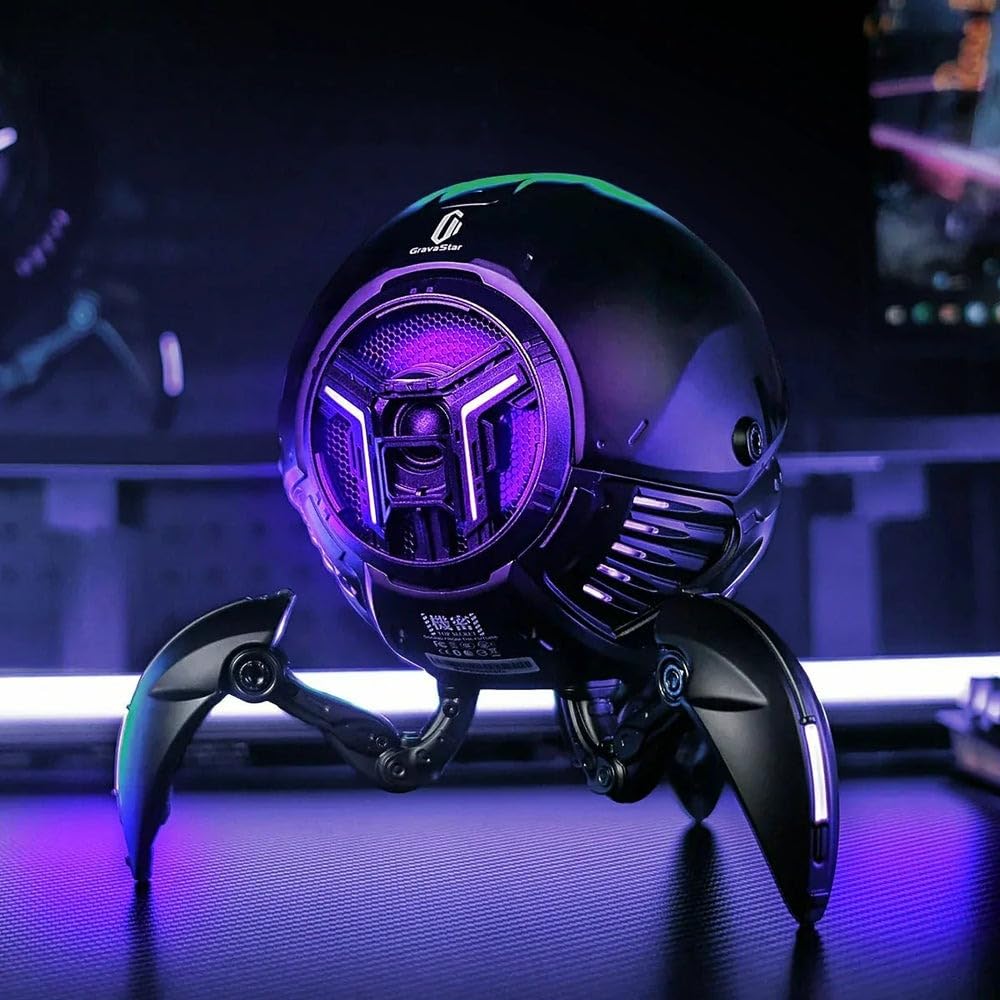 GravaStar Bluetooth Hoparlör Mars Pro Special Edition Aurochs 15 Saat Çalma Süresi G1 PRO Gerçek Kablosuz Stereo Ses Hoparlörü, harika tasarımlı