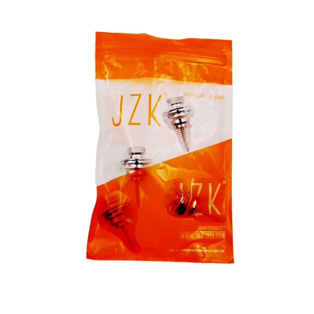 JZK 4 x stop chromu metal bezpieczeństwo gitara basowa pasek blokujący przycisk śruba nakrętka do gitary elektrycznej gitary akustycznej basowej