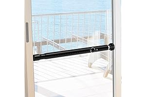 Interior Black Window Security Bars for Sliding Glass Doors