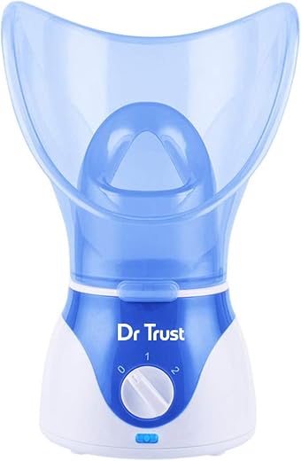 Dr Trust Home Spa Face/Nose Vapouriser Steamer For Cold & Cough (Blue Vaporiser)