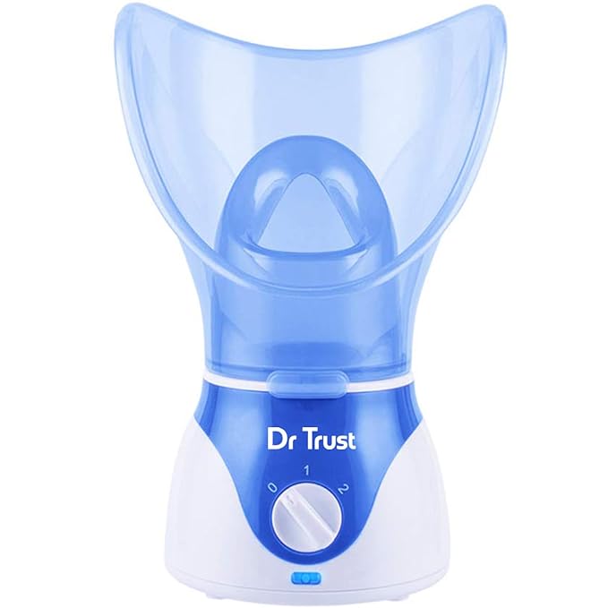 Dr Trust Home Spa Face/Nose Vapouriser Steamer For Cold & Cough (Blue Vaporiser) 901