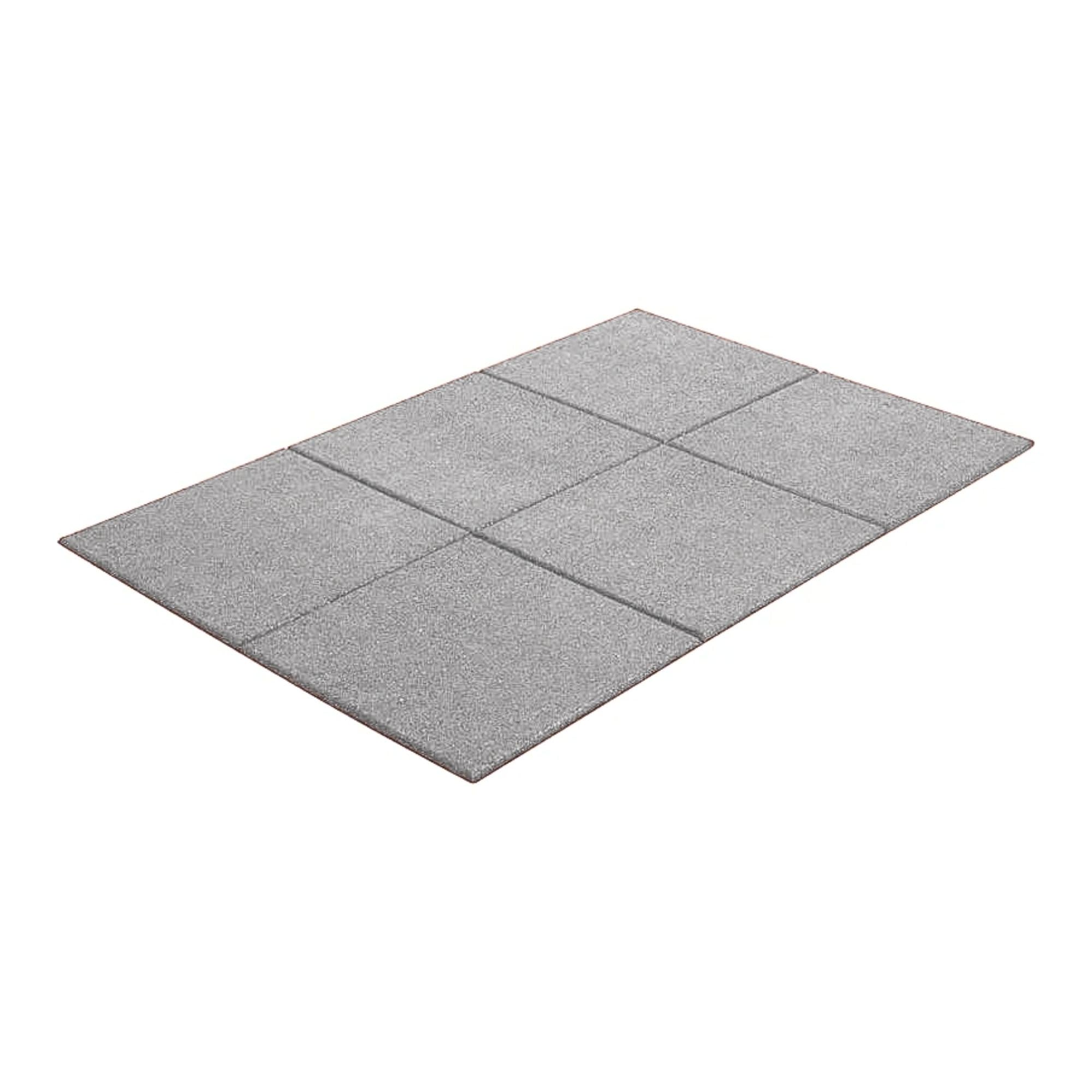 VAQUITA Supertuf Rubber Tiles/Mats Gym/Home Flooring, Exercise, Yoga, Heavy Lifting Zones & Cross Training Boxes Equipment Exercise Area - 50cm x 50cm (10MM- 1 MAT, Grey) (B0CQVBC9SQ) Amazon Price History, Amazon Price Tracker