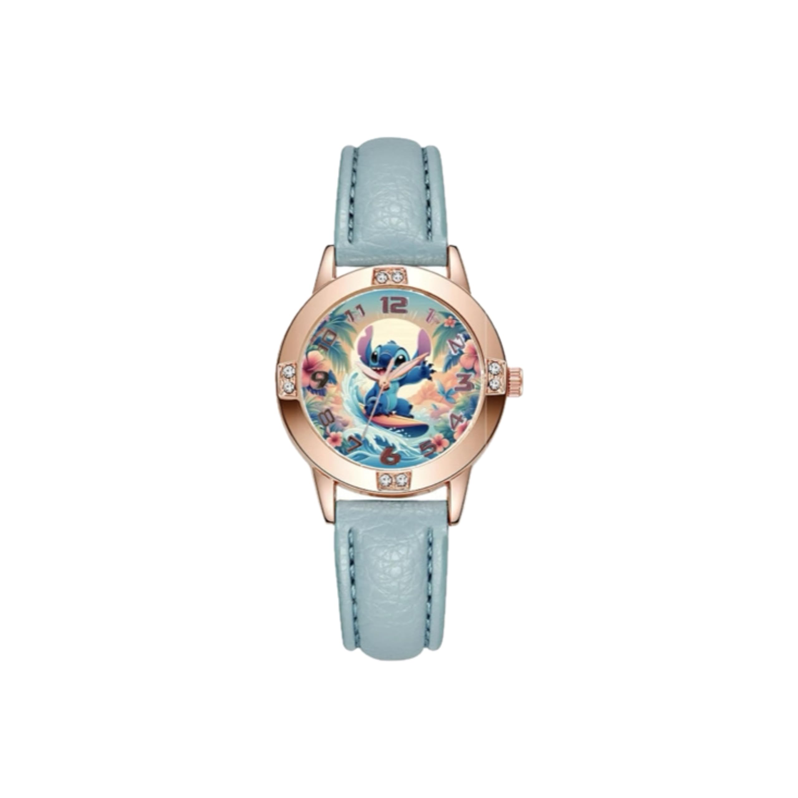 Montre Enfant Digitale, Montre Enfant Dessin Animé Numerique, Ajustable Montre de Poignet Numérique pour Garçons et Filles (Bleu)