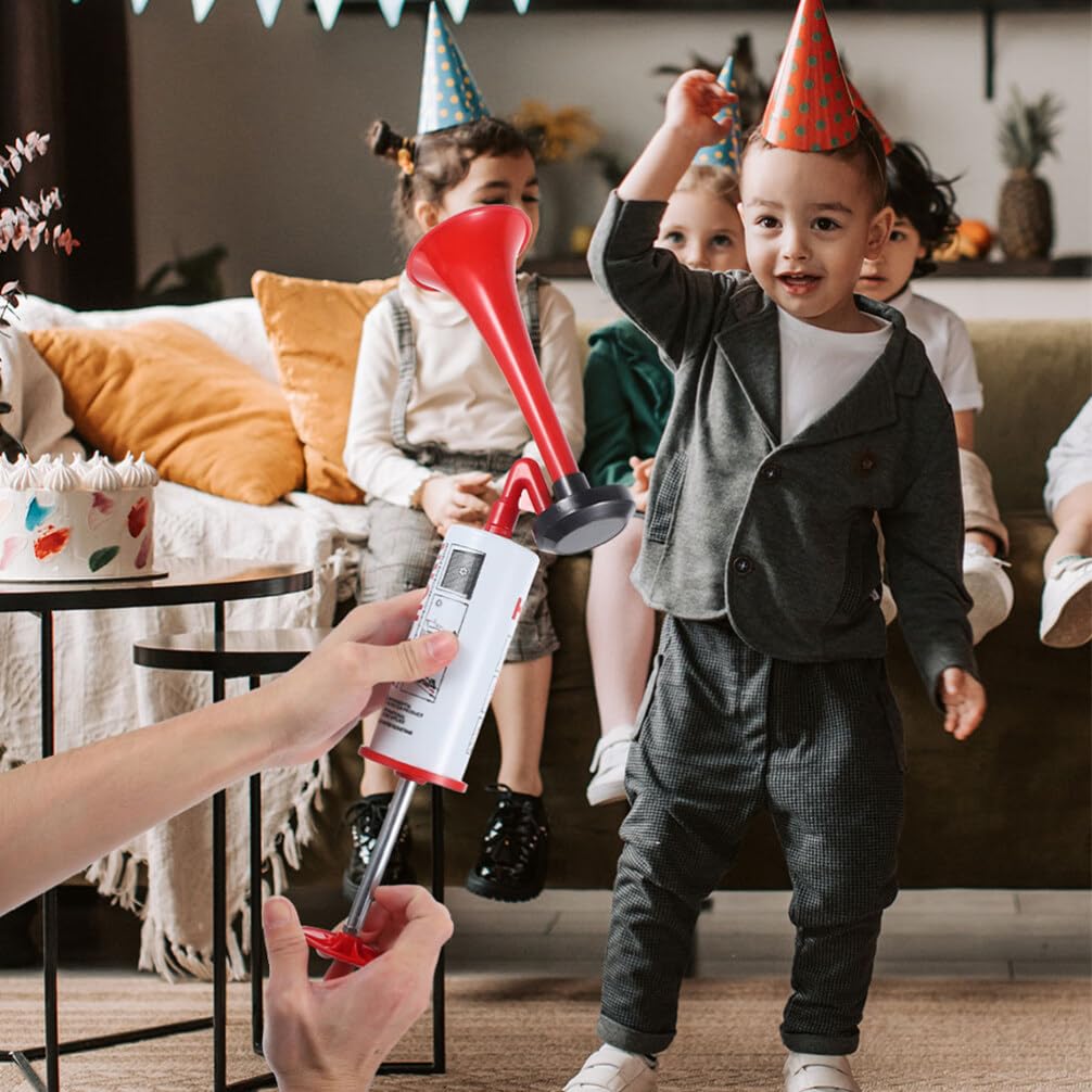 Yardwe Klaxon à Air Portatif Trompette De Supporter De Football Klaxon à Air à Poussée Manuelle Accessoire Pour Événement Sportif
