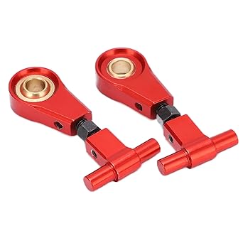 Durable Front Upper Arm, Accurate Size Lightweight Stable Performance Aluminum Alloy Front Upper Suspension Arm for TT02(red)
