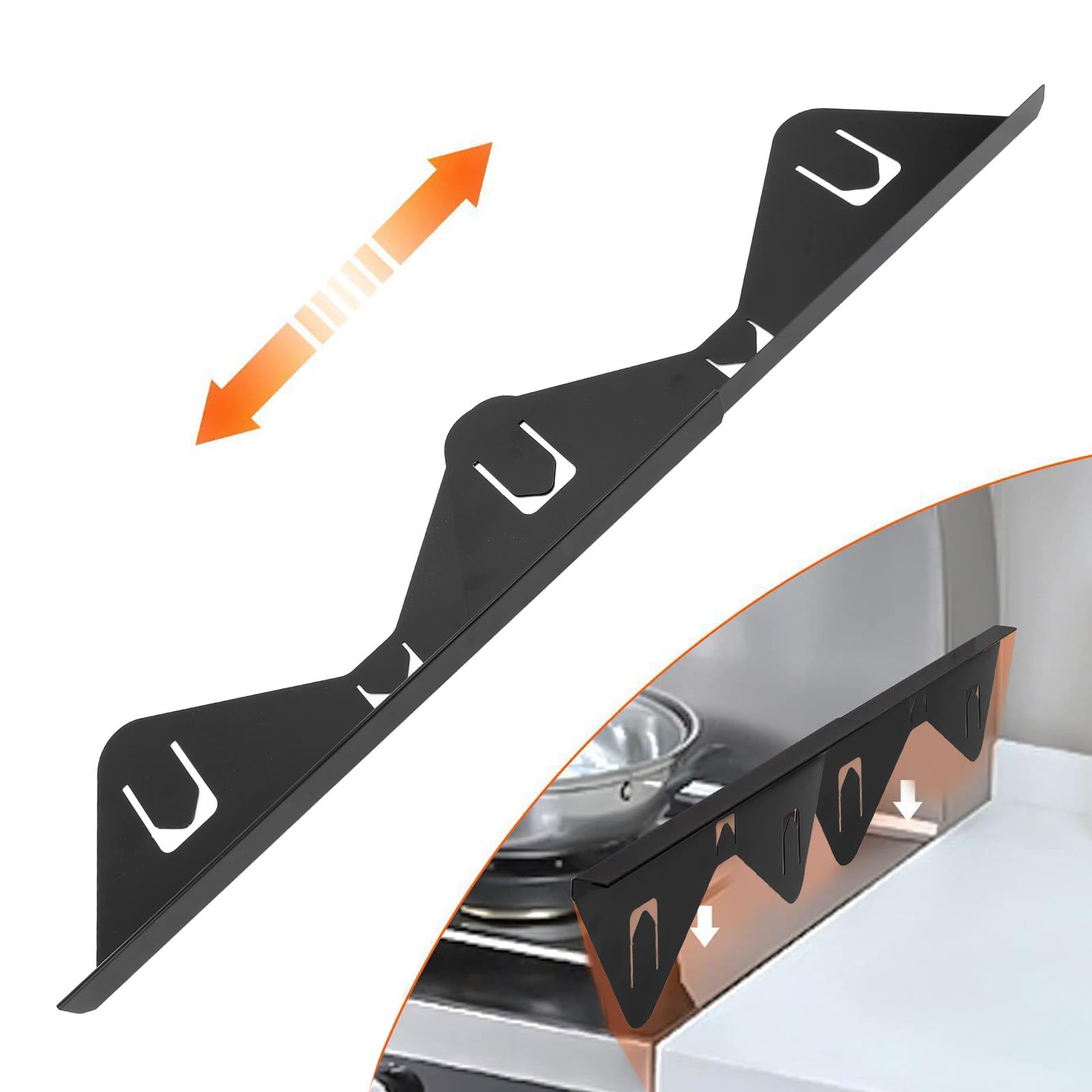 Focket Stove Gap Covers Stainless Steel, 2 Pack Retractable Stove Gap Filler for Kitchen Stove Gap Guard Easy Clean - Image 4