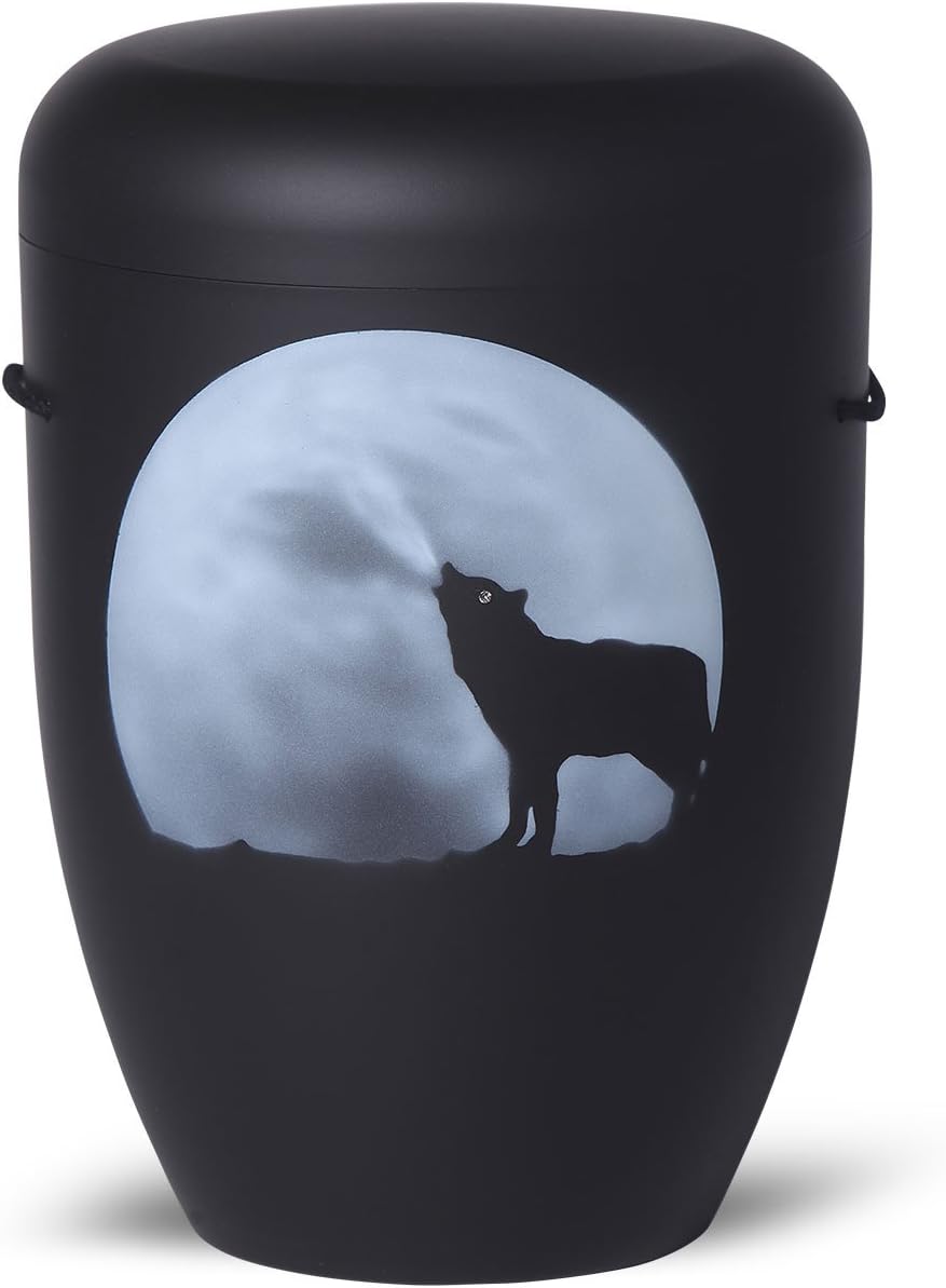 urna di lupo per le ceneri