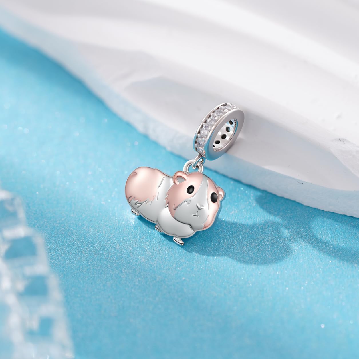 Guinea Pig Gifts S925 Sterling Sliver Animal Charm Animals Jewelry Gifts for Women - Image 3