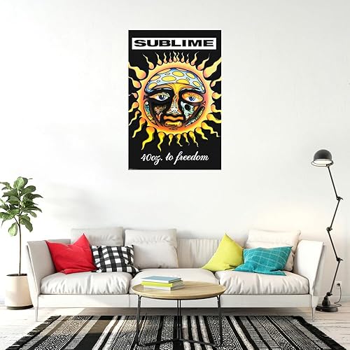Miniatura 3 de Sublime - Póster musical (40 oz. To Freedom - Portada del álbum) (tamaño 24" x 36")