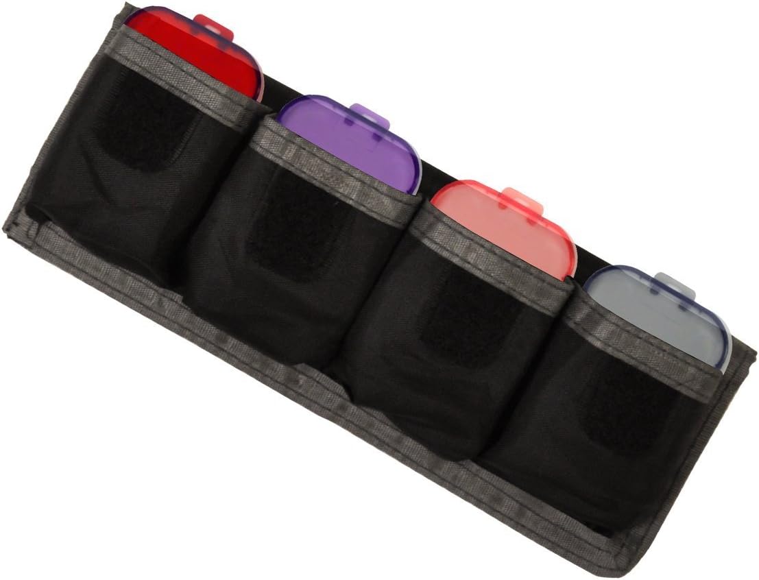 4pc Filter Kit For GoPro Hero 3 Large Dive case. Filters come w/ Soft Case. Red, Purple, Pink and Gray Colors. Scuba Green Water, Scuba Tropical Water, ND & Warming Filters & an eCostConnection Microfiber Cloth