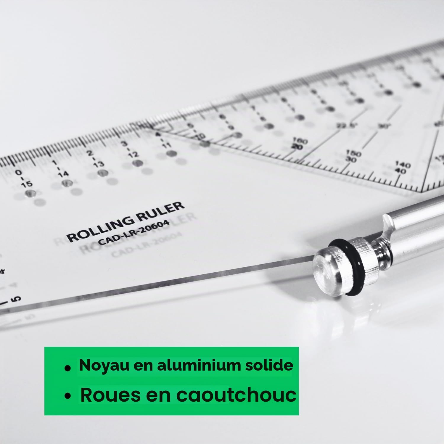 Règle Roulante 35 cm - Règle Parallèle Roulante - de Architecte Roulement Industriel Navigation Technique