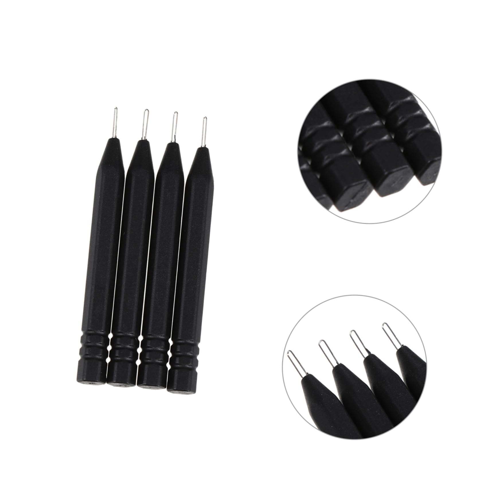 IWOWHERO 4Pcs Cleaning Rod Durable Earwax Remover Tool for Maintenance Lightweight and Portable Accessories Present for Seniors