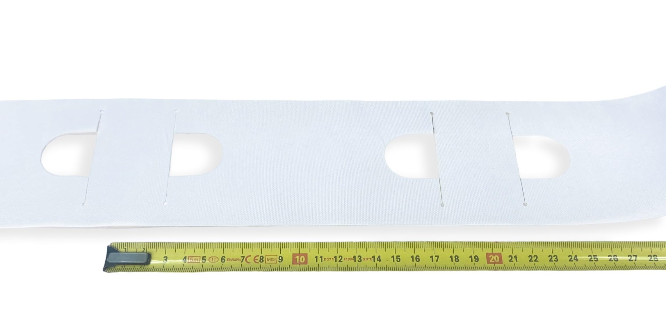 Cinta para cortina Riloga Riza Cortinas Mod. Pasante fabricado en Italia - 10 metros