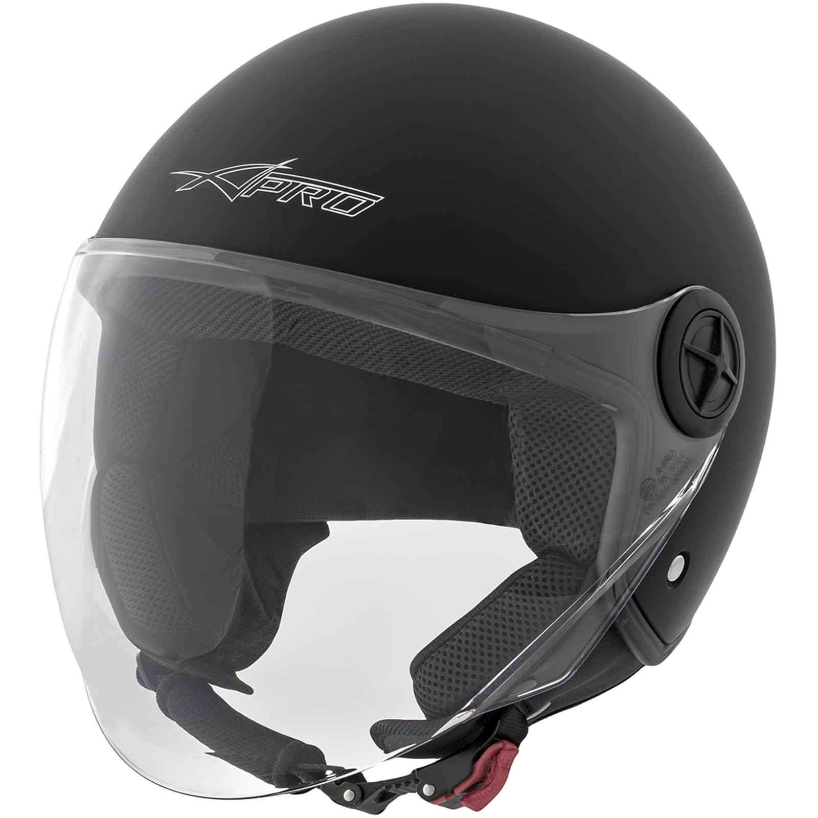 Kask motocyklowy typu jet, na skuter, otwarty kask typu jet, z wizjerem, ECE 22, BACKLINE