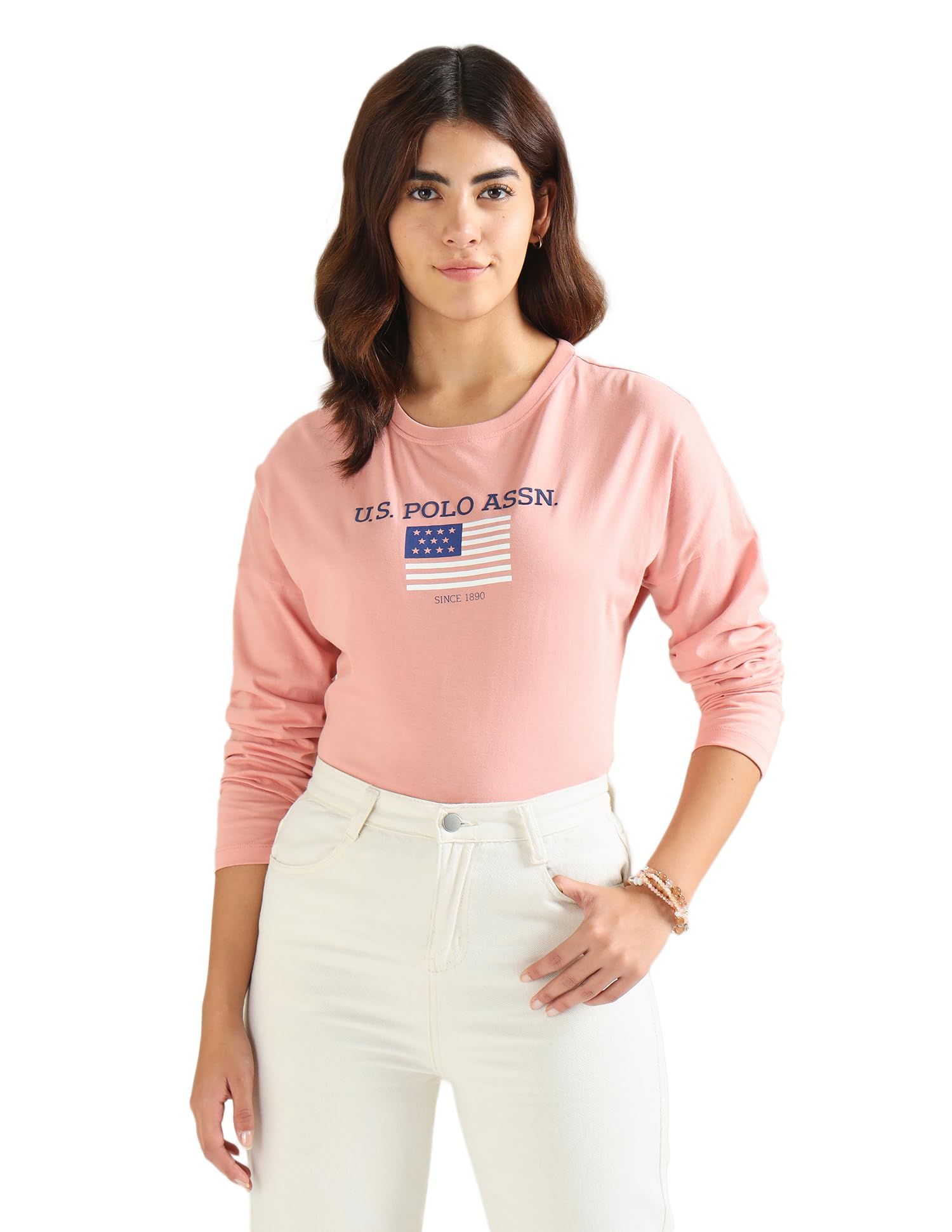 u.s. polo assn. Women's Cotton Regular Fit T-Shirt-picture-10