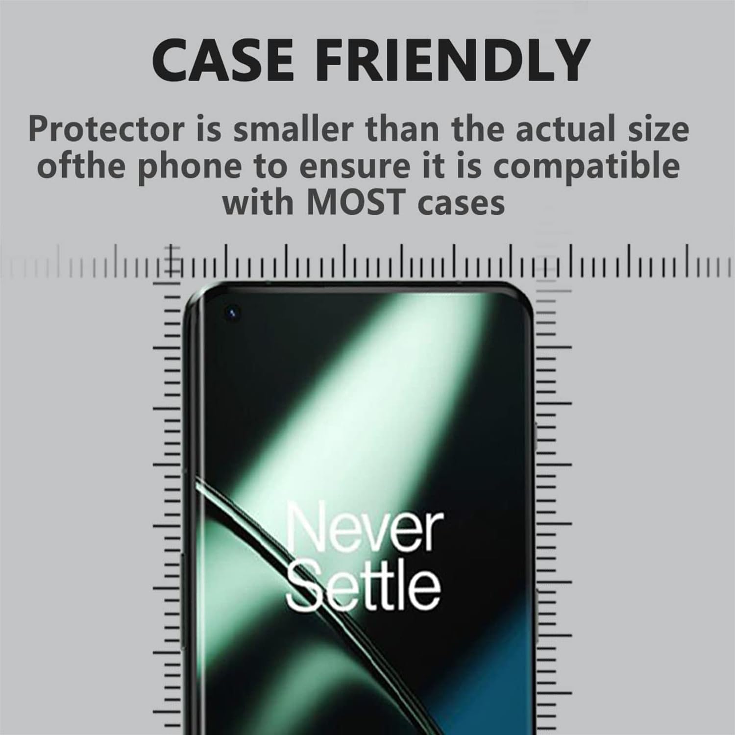 MoEvn 3X Pellicola Vetro Temperato Anti-Spy Per OnePlus 8T, Protezione Privacy 9H, Anti Graffio, Nero