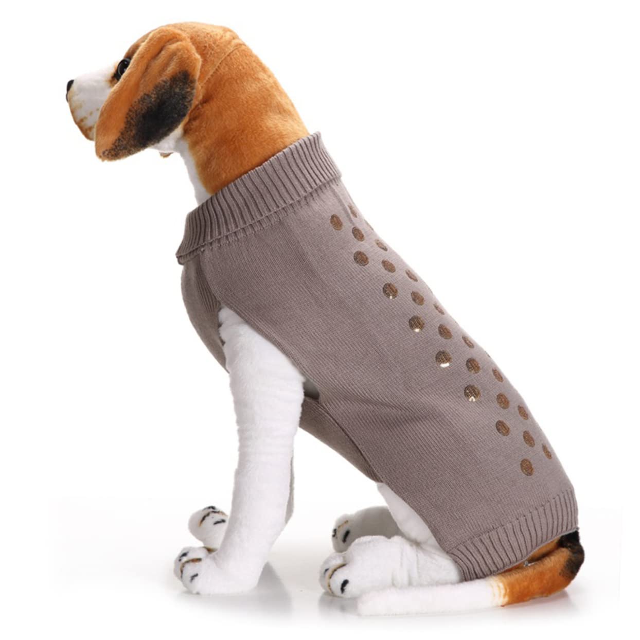 BESPORTBLE 3pezzi Maglione per Cani Design Squama Caldo Costume per Cuccioli per Autunno e Inverno XS Abbigliamento per Animali Domestici