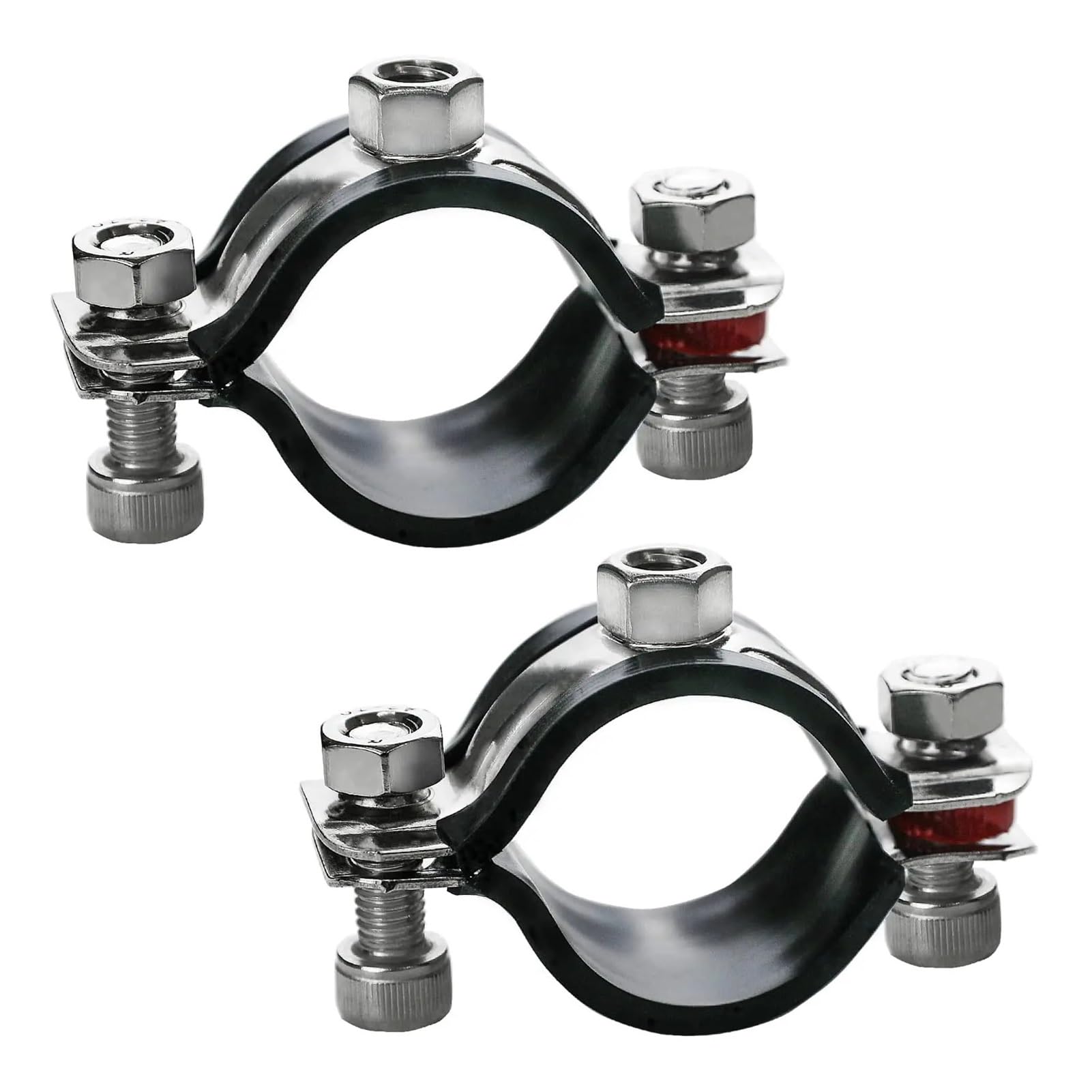 Soporte de tubo hembra M8 abrazadera pared techo para tubería diámetro 15-108mm