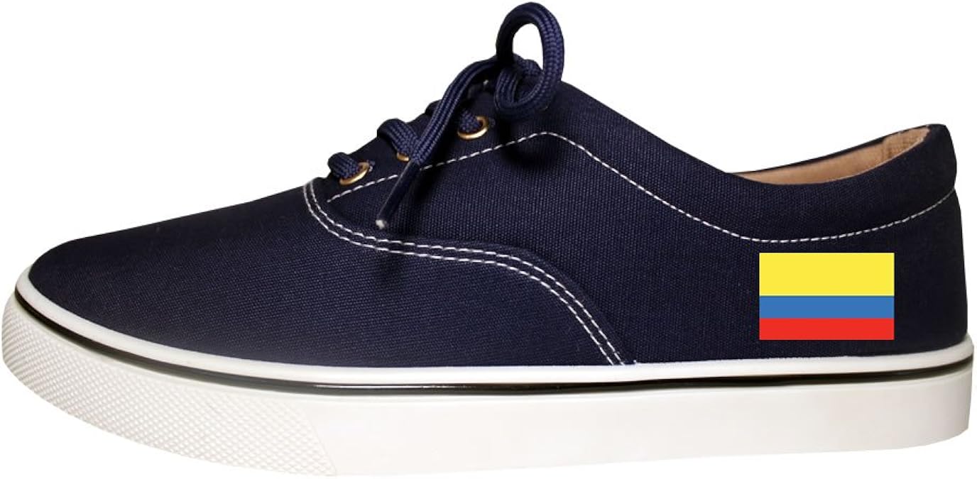 Amazon.com | Colombia Flag Country Mens Casual Canvas Sneakers