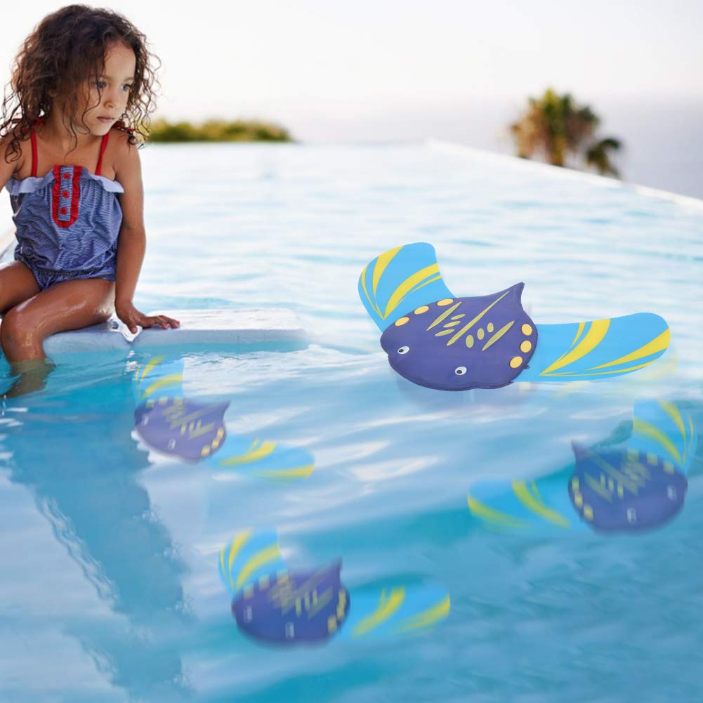 2 Pcs Giocattoli Pesce Diavolo Per Piscina – Aliante Subacqueo Idrodinamico, Pinne Regolabili, Per Bambini, Divertimento In Acqua