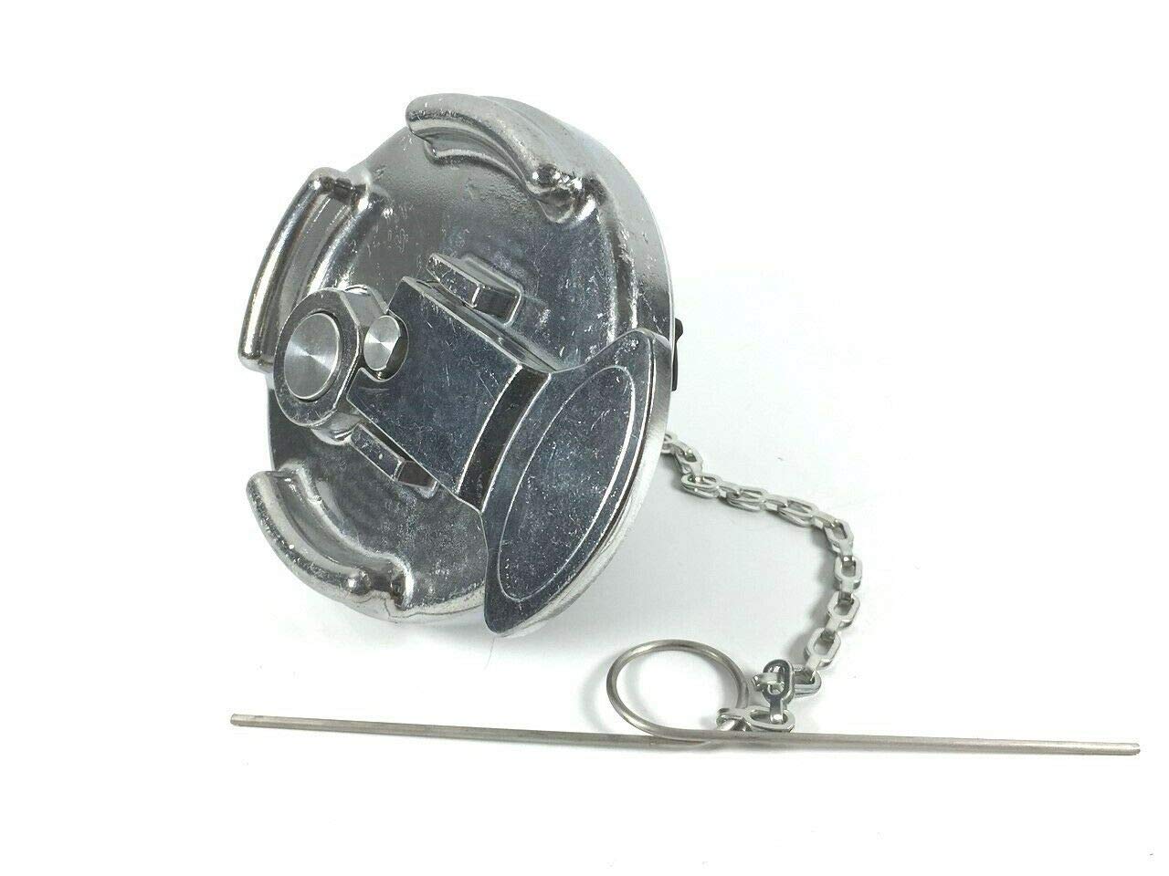 MVP Aluminum Fuel Cap Non-Locking Lever Style for Peterbilt Repl. 11-04589-100