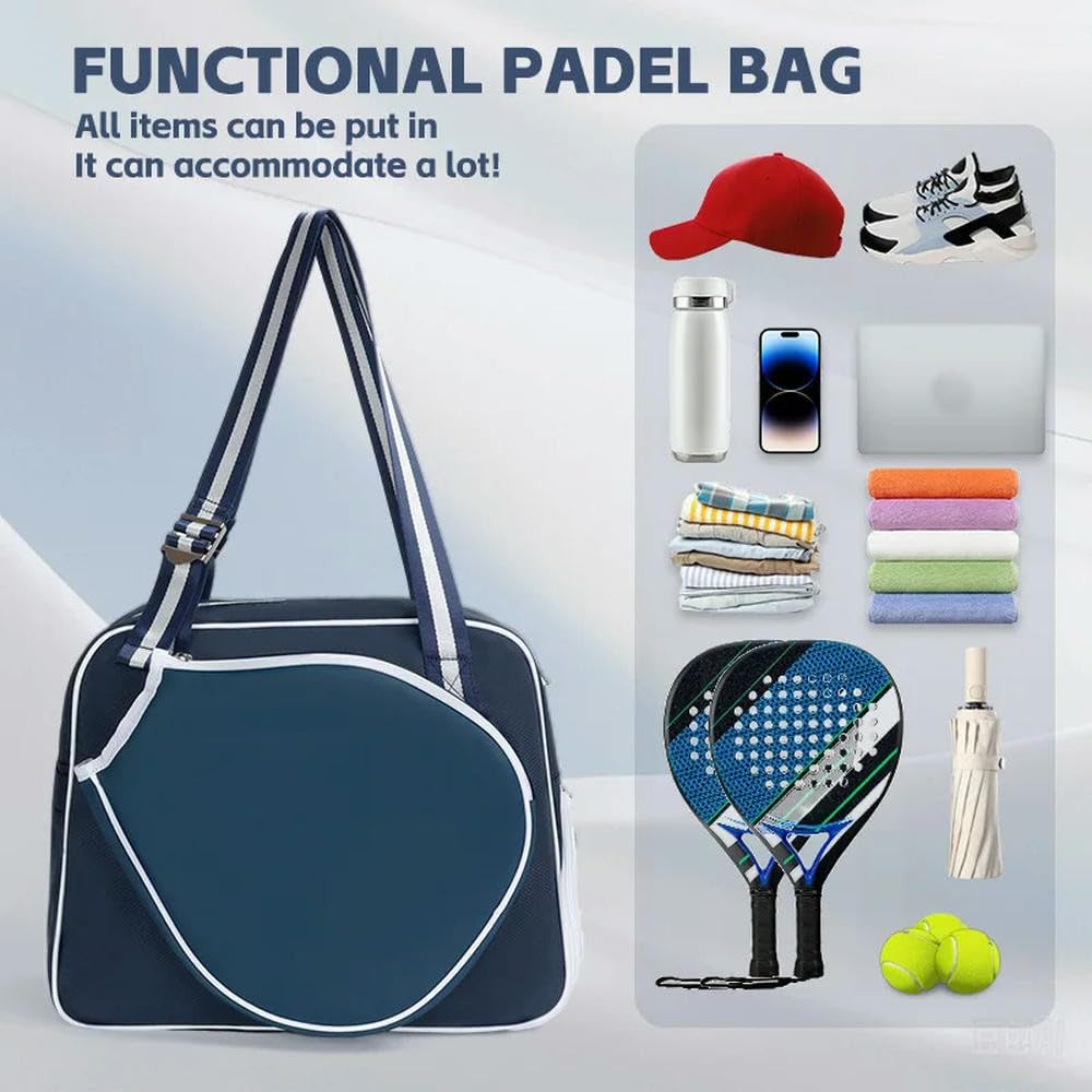 JCVBN - Borsa da donna impermeabile, confezione da 2, per pickleball, racchetta, racchetta, da spiaggia, tennis, racchetta da paddle
