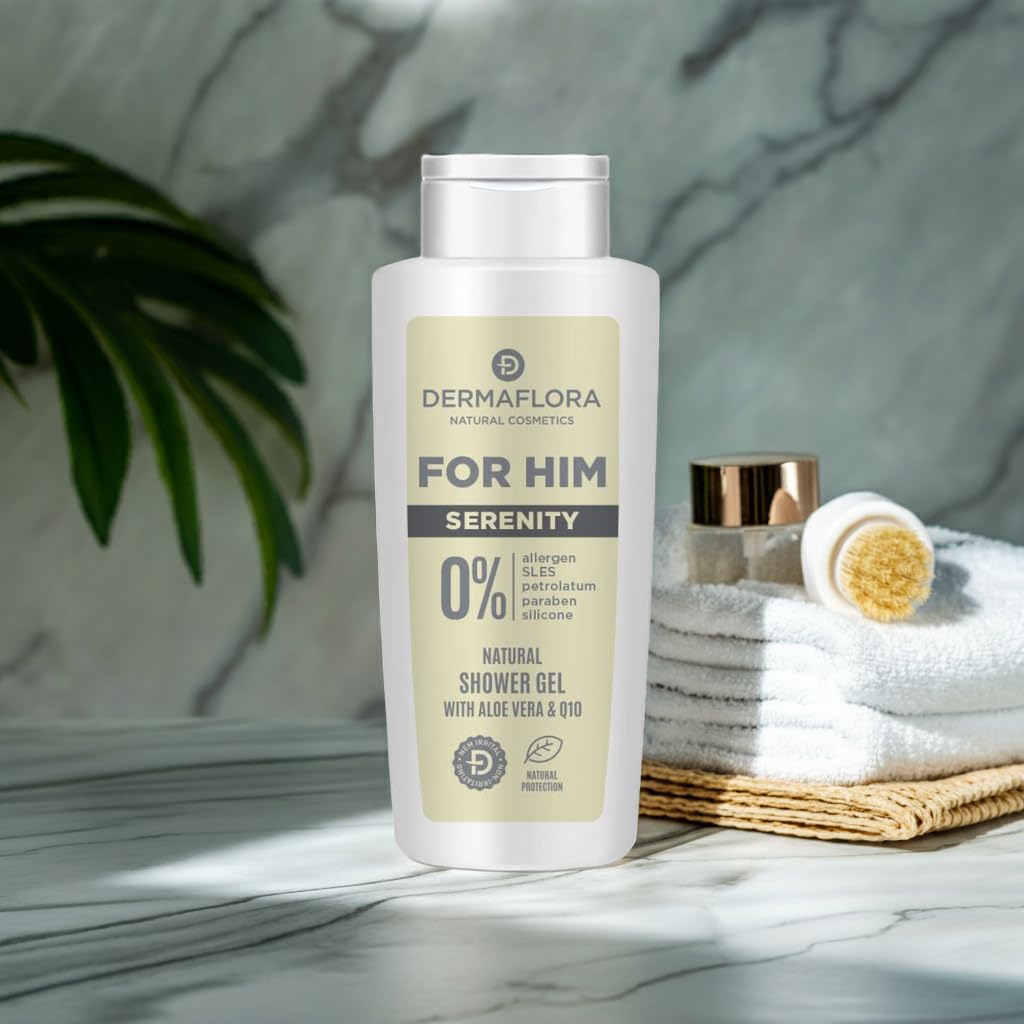Dermaflora For Him Shower Gel - Serenity 500ml, Clear, 500 ml (Pack of 1) - Image 4