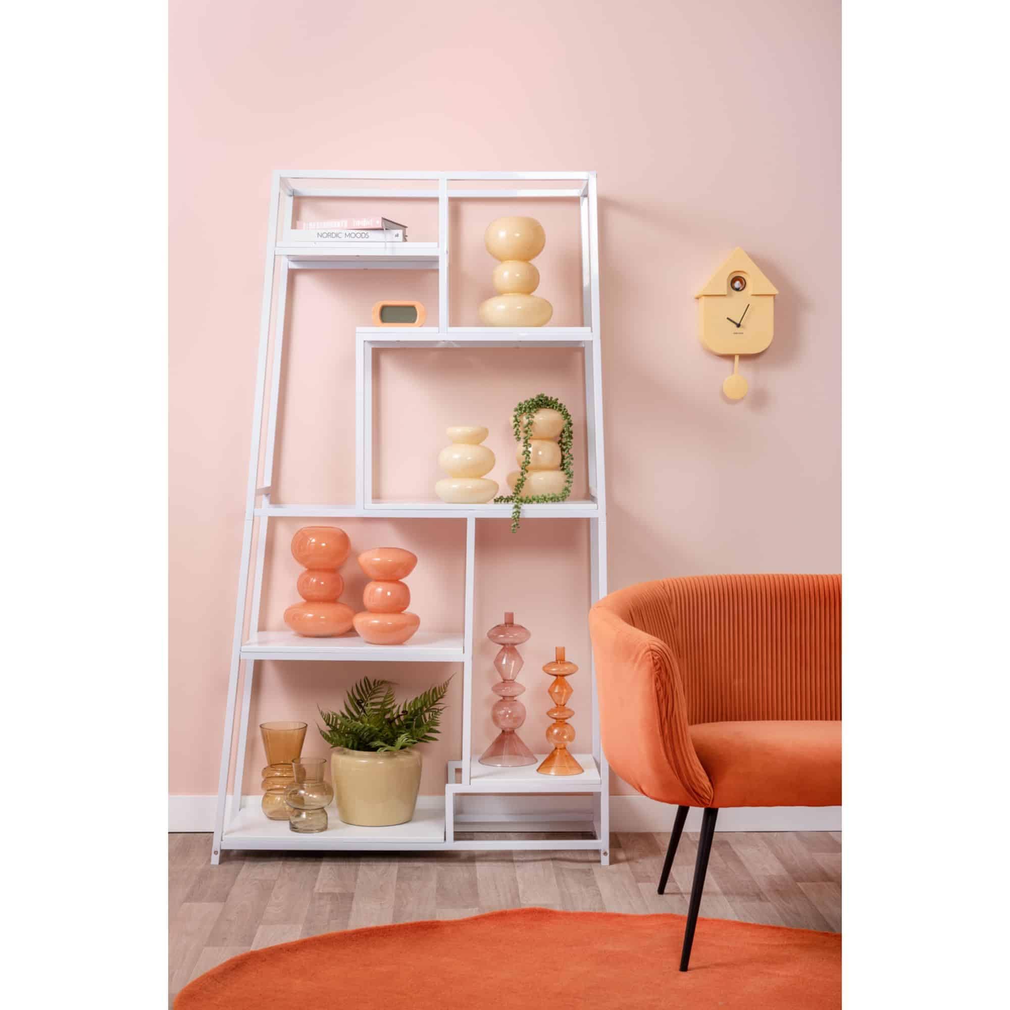 Karlsson Pendule Horloge Coucou Murale Moderne (Jaune Doux - KA5768LY)