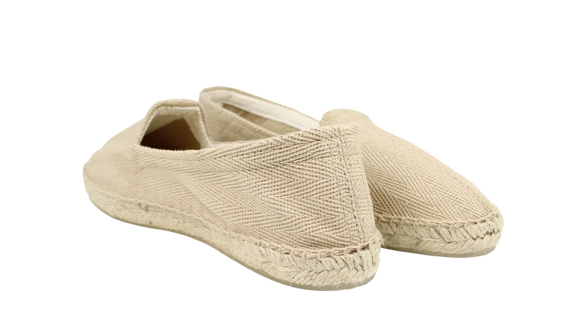 Desconocido Espadrillas Tela Spiga con suola in juta e gomma