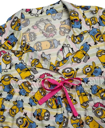 Womens Pajama Shorts Set - 2 Piece Pajama Shorts for Women and Short Sleeve Sleep Shirt Lounge Sets (S-XL)4